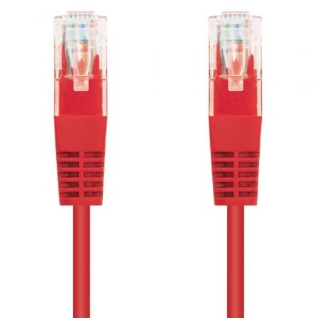 Nanocable Cable de Red Latiguillo CAT.6 UTP AWG24 Rojo 30 cm